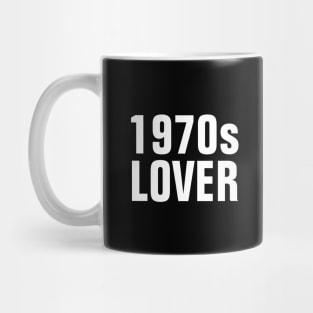 1970s Lover - Simple Text Mug